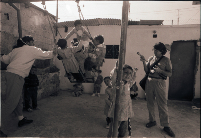 A Journalist Interviewing the Children  of Beit Sahour