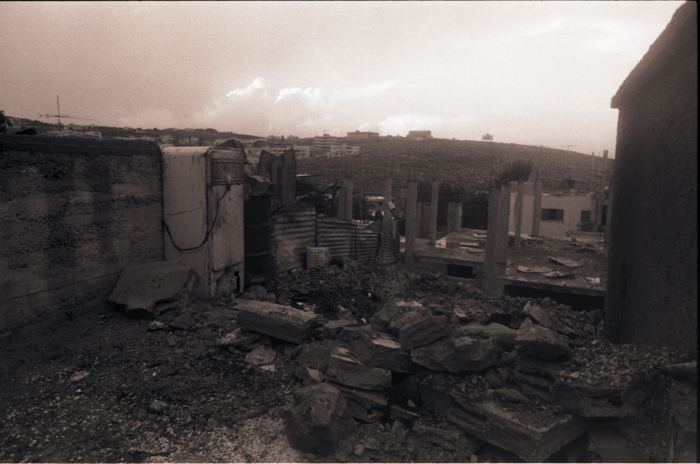 بيوت مهدومة في بلدة بيت ساحور