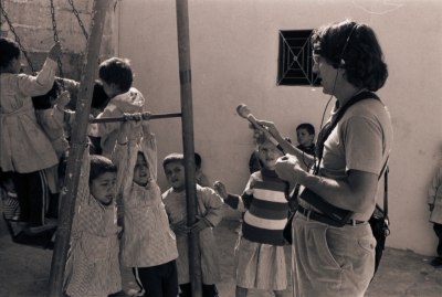 A Journalist Interviewing the Children  of Beit Sahour
