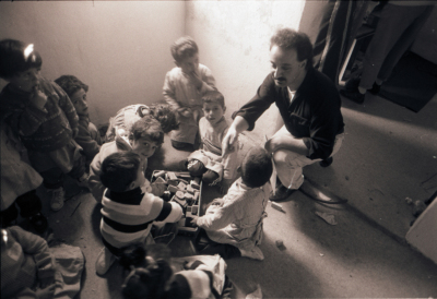 Children at the School of Beit Sahour, 1989