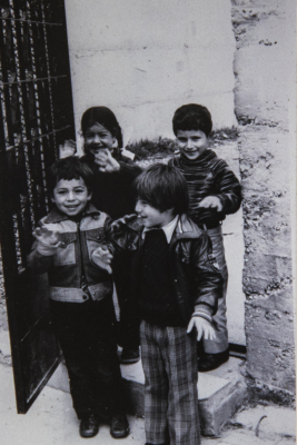 A Photograph of Pupils at Rawdat el-Zuhur, al-Quds
