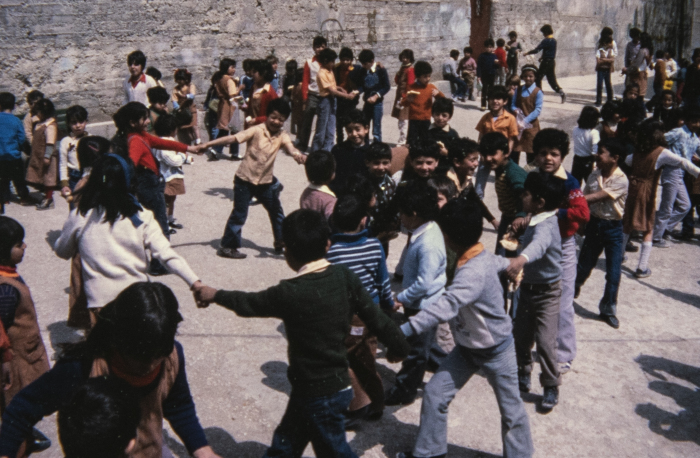 A Photograph of Pupils at Rawdat el-Zuhur, al-Quds
