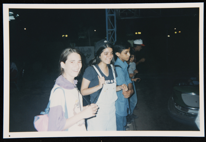 A Photograph of Inad Theatre Members on a Trip to Egypt, 2001