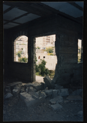 A Glimpse of the Destruction Caused by the Israeli Occupation Forces in Beit Jala During the Second Intifada 
