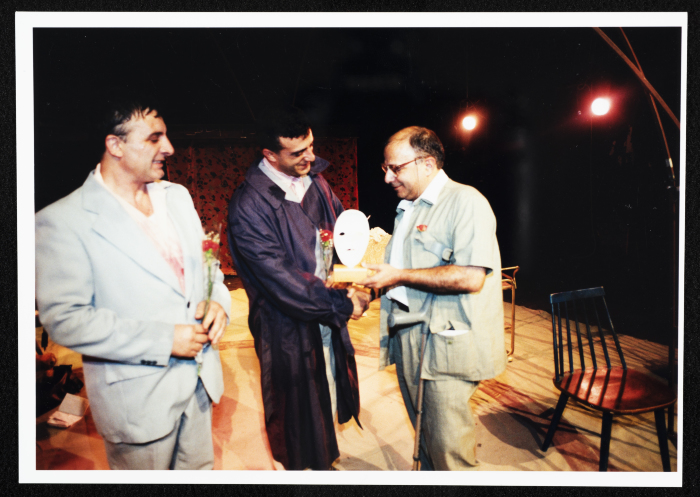 من مهرجان القدس المسرحي، الذي أقيم في المسرح الوطني الفلسطيني 