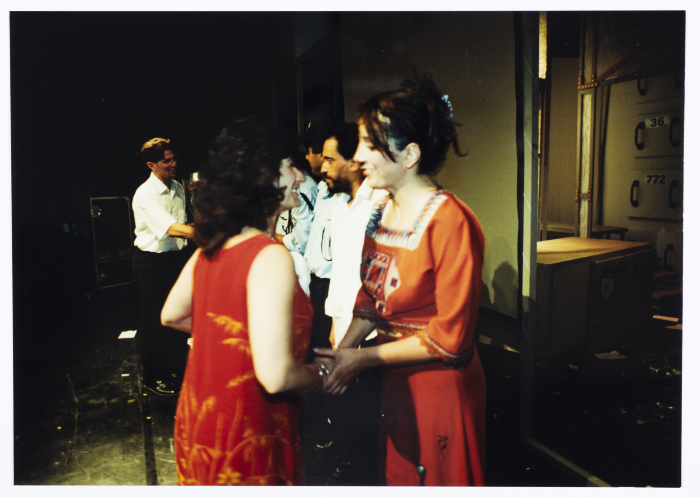 من مهرجان القدس المسرحي، الذي أقيم في المسرح الوطني الفلسطيني 