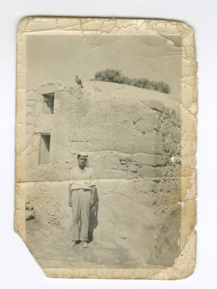 A Man in Front of a House in Sebastia

