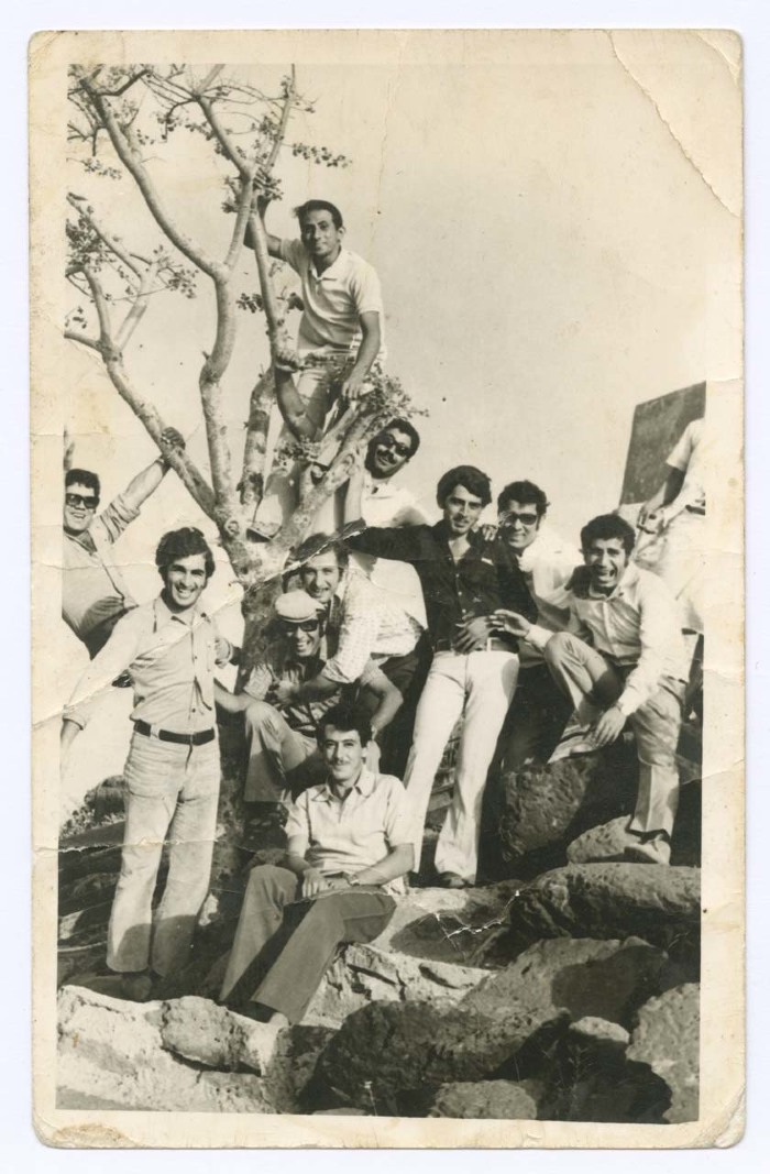 A group of teachers in Saudi Arabia on a trip to Al-Areesh, 1974