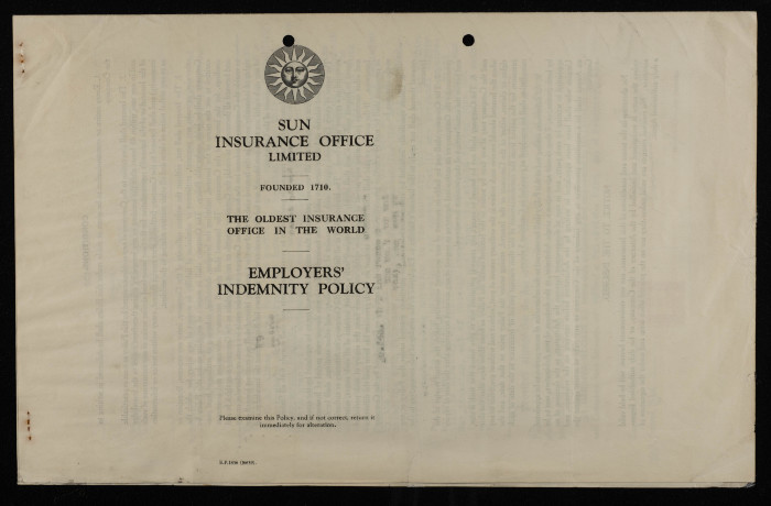 بوليصة تأمين صدرت عن مكتب صن للتأمين للمؤمن أحمد أسعد