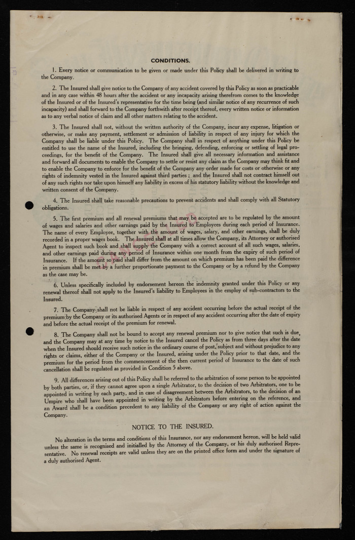 بوليصة تأمين صدرت عن مكتب صن للتأمين للمؤمن أحمد أسعد