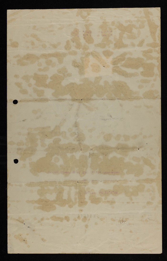 An engineering tender for the flooring of the Government Press Office of the British Mandate for Palestine