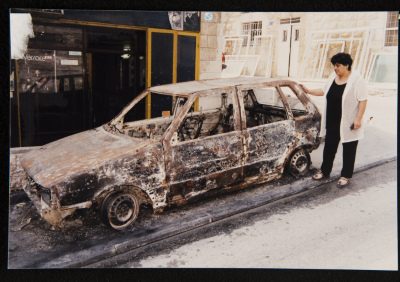 A Glimpse of the Bombardment of Inad Theatre in Beit Jala by the Israeli Occupation Forces During the Second Intifada 
