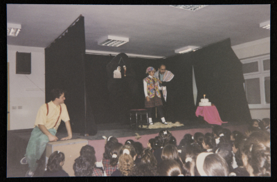 A Photograph from "Grandpa and I", a Theatrical Performance by Inad Theatre, 2000

