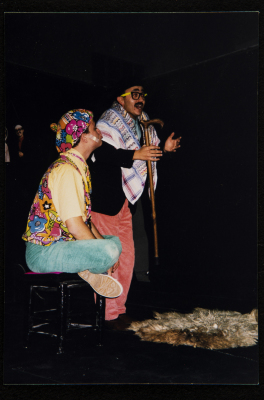 A Photograph from "Grandpa and I", a Theatrical Performance by Inad Theatre, 2000
