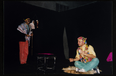A Photograph from "Grandpa and I", a Theatrical Performance by Inad Theatre, 2000
