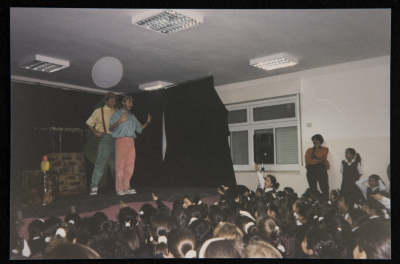 A Photograph from "Grandpa and I", a Theatrical Performance by Inad Theatre, 2000
