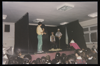 A Photograph from "Grandpa and I", a Theatrical Performance by Inad Theatre, 2000
