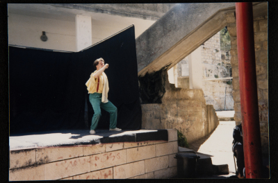 A Photograph from "Grandpa and I", a Theatrical Performance by Inad Theatre, 1997
