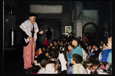 A Photograph from "Grandpa and I", a Theatrical Performance by Inad Theatre, 2000
