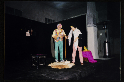 A Photograph from "Grandpa and I", a Theatrical Performance by Inad Theatre, 2000
