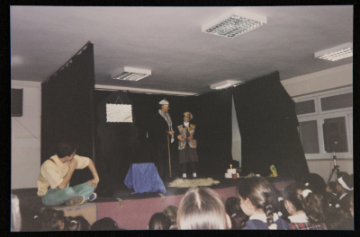 A Photograph from "Grandpa and I", a Theatrical Performance by Inad Theatre, 2000
