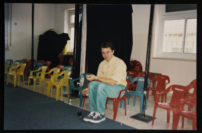 A Photograph from "Grandpa and I", a Theatrical Performance by Inad Theatre, 2000
