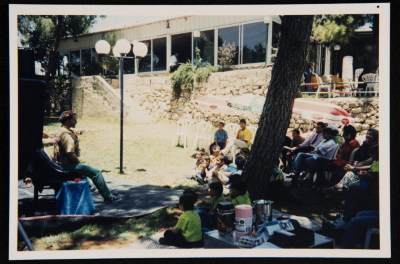 A Photograph from "Grandpa and I", a Theatrical Performance by Inad Theatre, 1997
