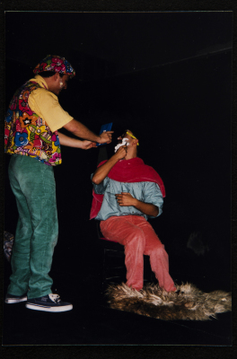 A Photograph from "Grandpa and I", a Theatrical Performance by Inad Theatre, 2000
