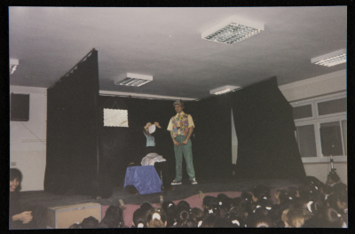 A Photograph from "Grandpa and I", a Theatrical Performance by Inad Theatre, 2000
