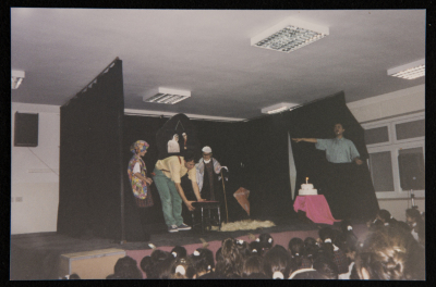 A Photograph from "Grandpa and I", a Theatrical Performance by Inad Theatre, 2000
