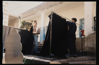 A Photograph from "Grandpa and I", a Theatrical Performance by Inad Theatre, 1997
