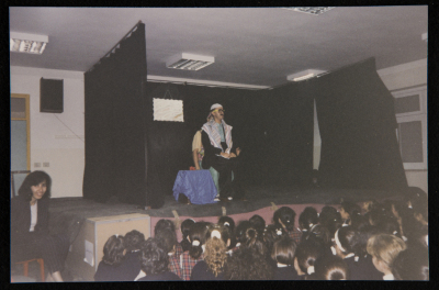 A Photograph from "Grandpa and I", a Theatrical Performance by Inad Theatre, 2000

