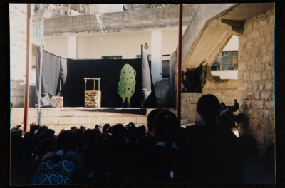 A Photograph from "Grandpa and I", a Theatrical Performance by Inad Theatre, 1997
