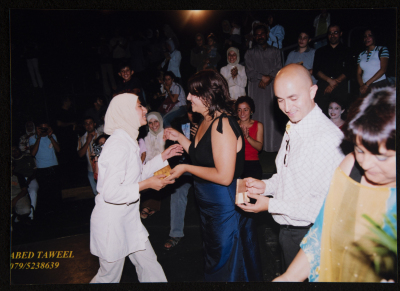 صورة من حفل تخرج "معسكر بلا اسم"، المركز الثقافي الملكي، 2002
