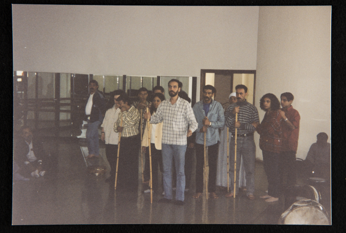 A Photograph from a Tahhtib Dance Workshop, Amman International Theatre Festival, 1999