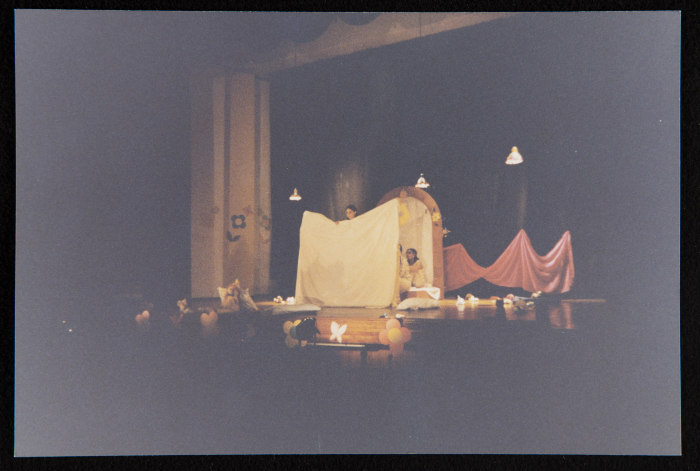 A Photograph of a Puppet Making and Drama Workshop, Inad Theatre

