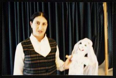 A Photograph of a Puppet Making and Drama Workshop, Inad Theatre
