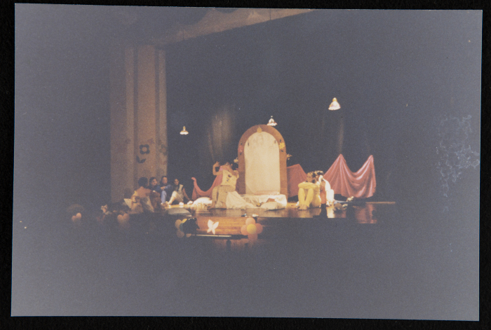 A Photograph of a Puppet Making and Drama Workshop, Inad Theatre
