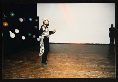 عرض مسرحية كراكوزي في القدس
