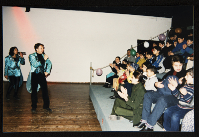 عرض مسرحية كراكوزي في القدس
