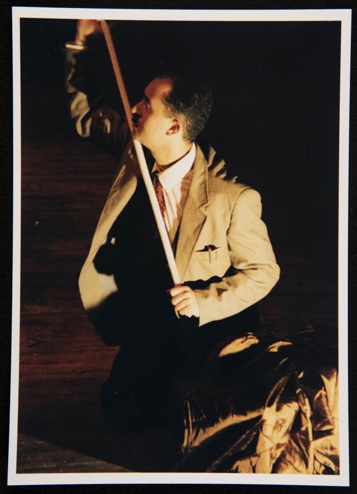 خالد المصو في مسرحية المهرج