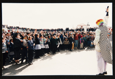 عرض مسرحية كراكوزي في بلدة سعير	
