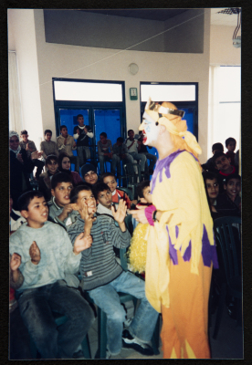 صورة من عرض مسرحية "كراكوزي"، مسرح عناد 
