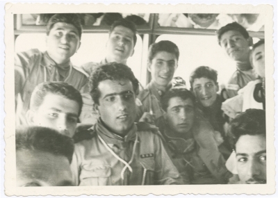 Young Men on a Scouting Trip 