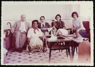 ʿabdallah al-Khatib with his Family at Husny ʿayesh