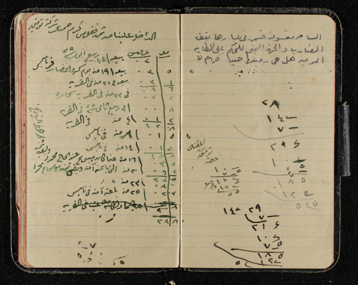 دفتر ملاحظات من مجموعة صخر الخطيب