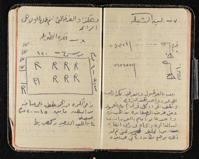 دفتر ملاحظات من مجموعة صخر الخطيب