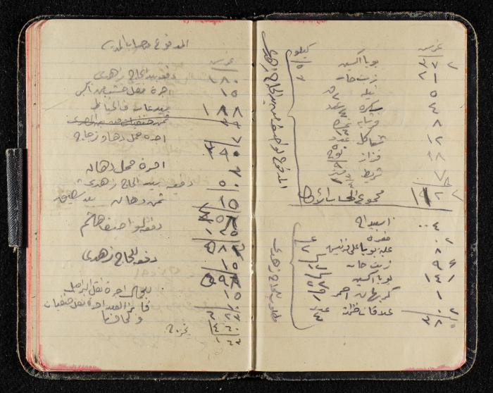 دفتر ملاحظات من مجموعة صخر الخطيب