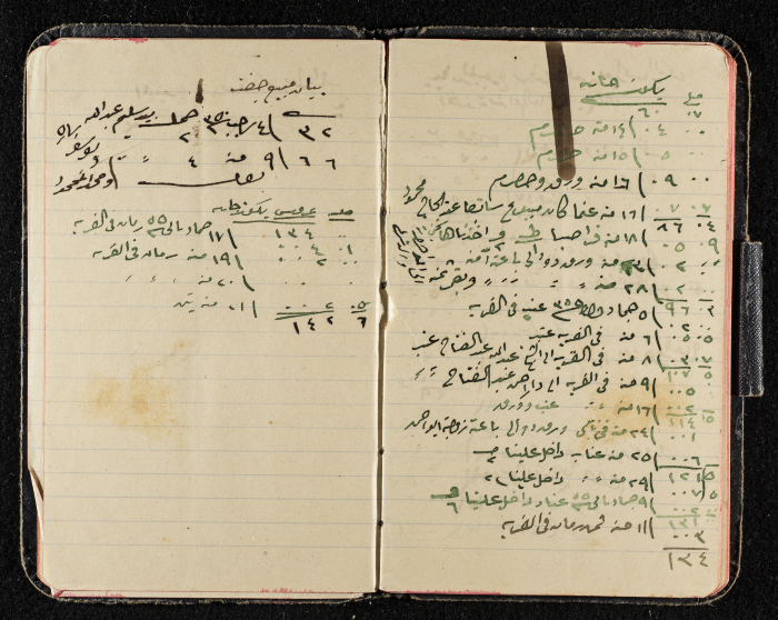 دفتر ملاحظات من مجموعة صخر الخطيب