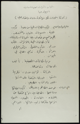 The Biology Examination for Teachers, 1920s	
